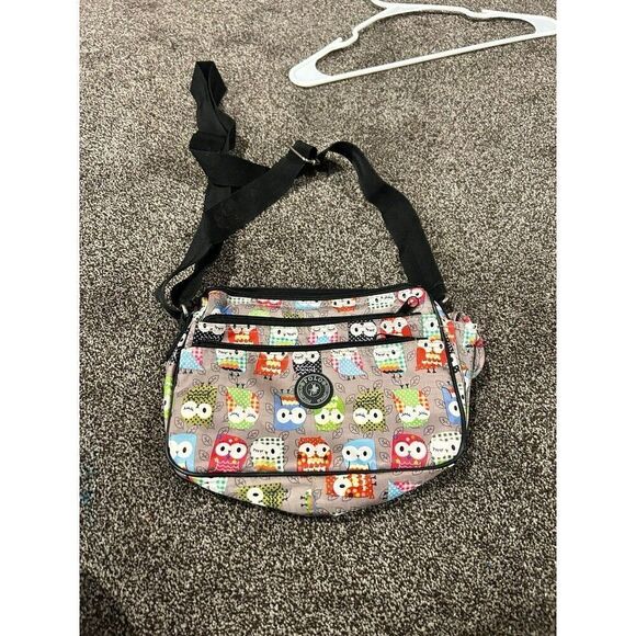 Owl Crossbody 3 pocket bag - Picture 1 of 2